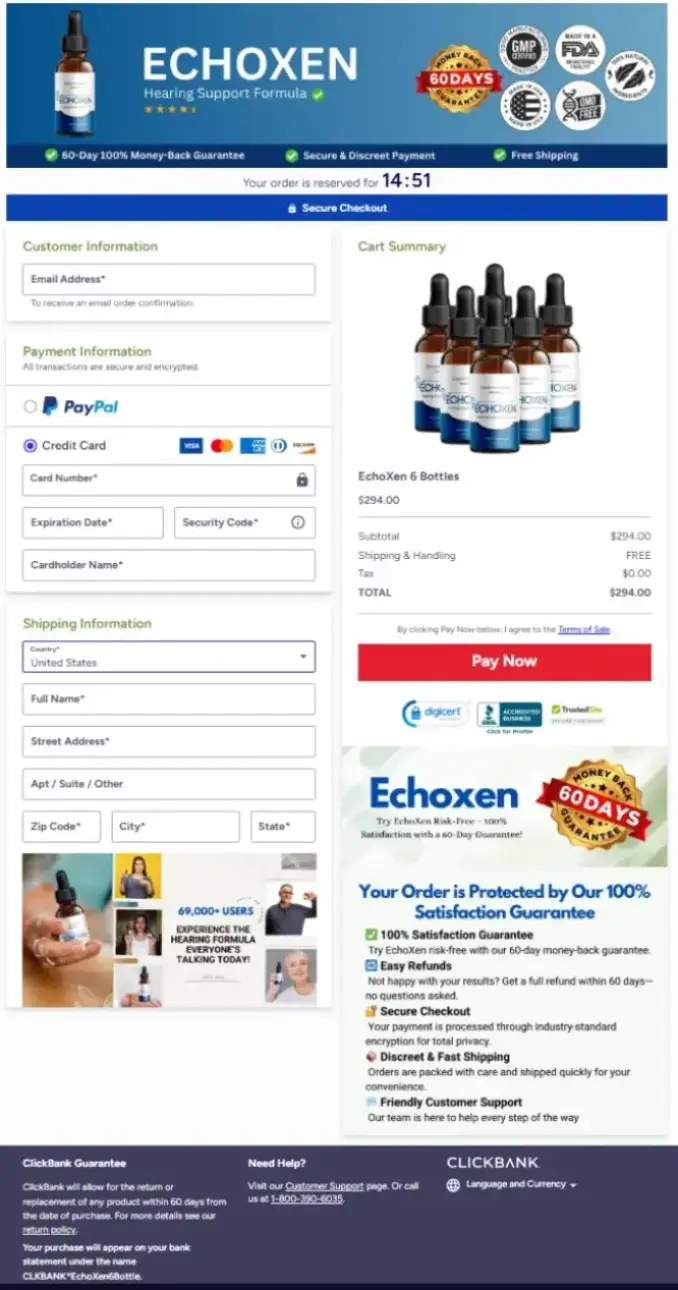 EchoXen protected payment system badge